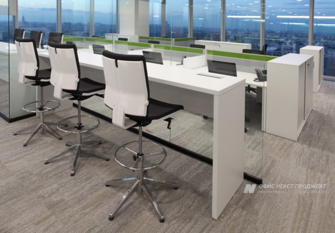 Стойки Hot Desk CBRE Стойки Hot Desk CBRE